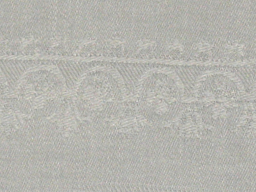 10 damask napkins decorated with garlands of roses initials YB early 20th century
