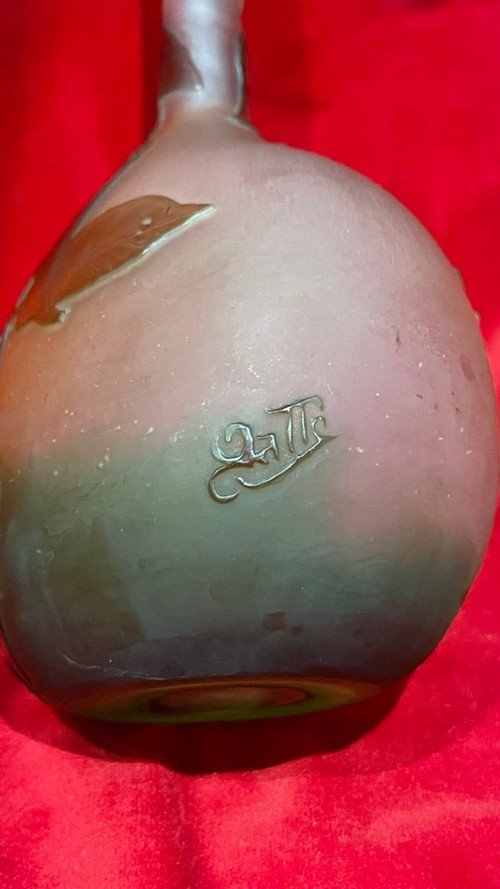 Vase Emile Galle Art Nouveau Ecole De Nancy