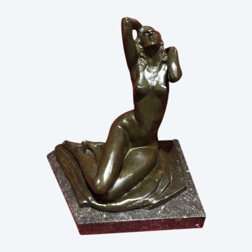 Bronze Sculpture Serge Zelikson Female Nude