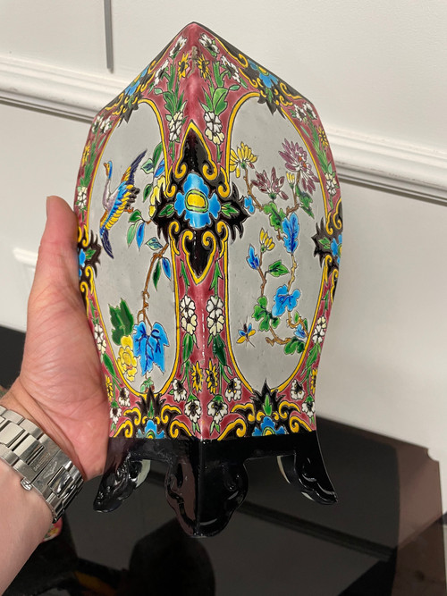 Bordeaux Vieillard - Pair Of Japanese Caranza Cloisonne Enamel Vases