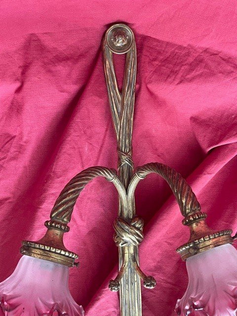 Louis XVI Gilt Bronze Wall Lamp XIX