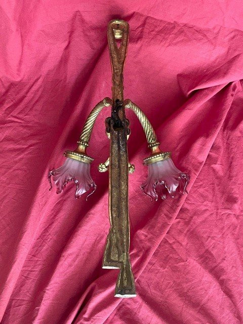 Louis XVI Gilt Bronze Wall Lamp XIX