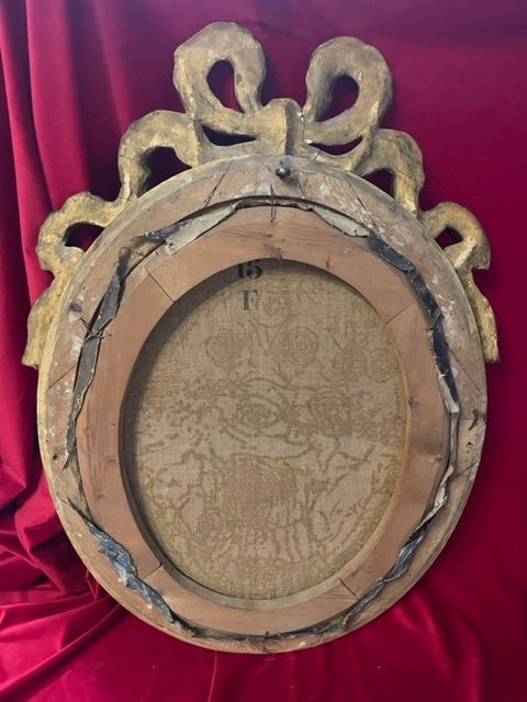 Ölgemälde Porträt Junge Frau im Stil Louis XVI XIX.