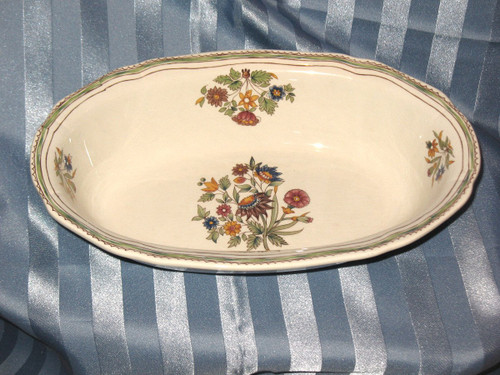 Servizio da tavola in terracotta di Gien, decoro Moustiers Olérys, 105 pezzi