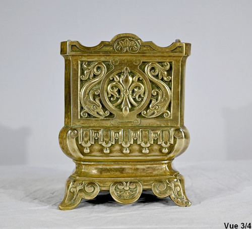 Cache Pot in Gilt Bronze - Late 19th Century