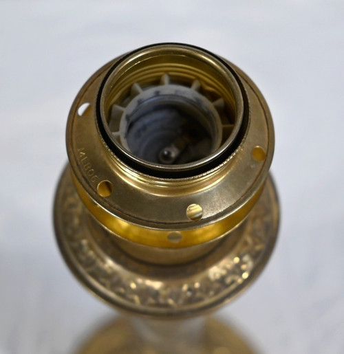 Lampe en Bronze Doré – Milieu XIXe