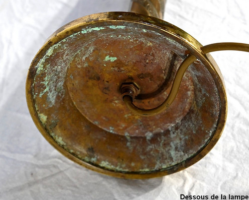 Lampe en Bronze Doré – Milieu XIXe