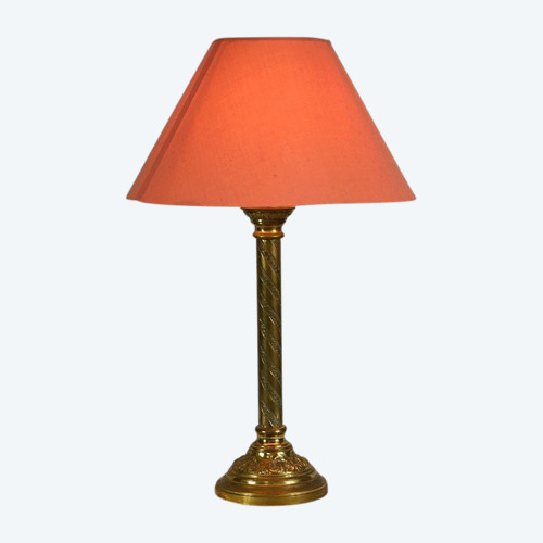 Lampe en Bronze Doré – Milieu XIXe