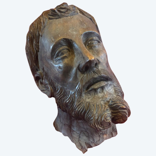 Scupture Head Of Christ XIX Eme