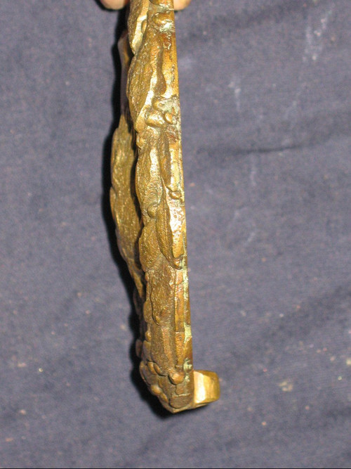 Paire de médaillons en bronze de style Louis XVI à l'effigie de Mozart et Beethoven époque 19ème