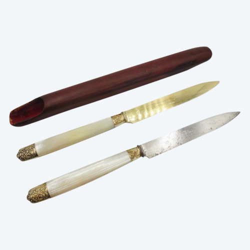 Traveling knives, 19th century.