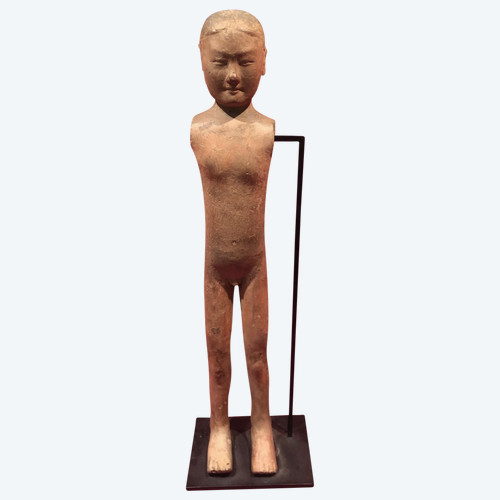 China Han period Statuette Stickman Terracotta