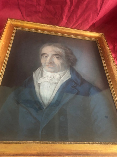 Eighteenth Quality Man Portrait Pastel Painting