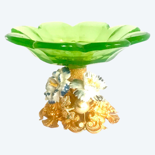 Small 19th century crystal ring sizer
