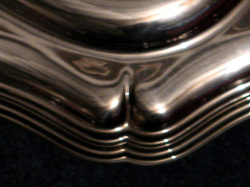 2 Louis XV style silver-plated dishes Apollo goldsmiths