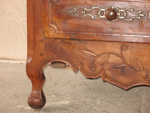 Bonnetière Vendéenne in legno di ciliegio, inizio XIX secolo, stile Luigi XVI