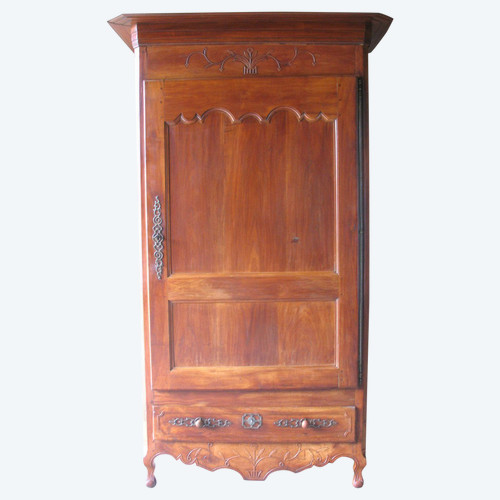 Bonnetière Vendéenne in legno di ciliegio, inizio XIX secolo, stile Luigi XVI