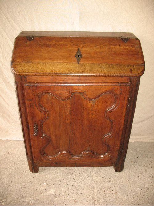 Scriban Eselsrücken oder Hang Schreibtisch Regency Epoche aus Obstbaumholz Herkunft Périgord 18.
