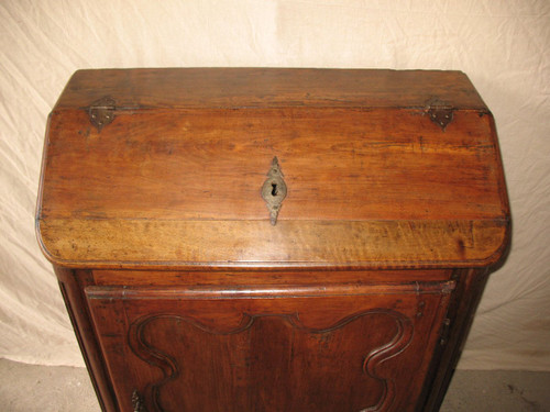 Scriban Eselsrücken oder Hang Schreibtisch Regency Epoche aus Obstbaumholz Herkunft Périgord 18.