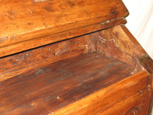 Scriban Eselsrücken oder Hang Schreibtisch Regency Epoche aus Obstbaumholz Herkunft Périgord 18.