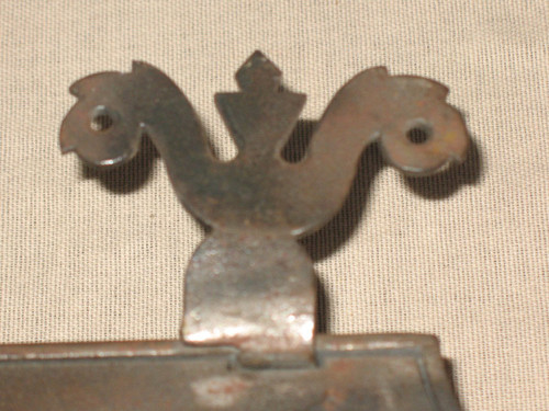 Large wrought iron castle lock