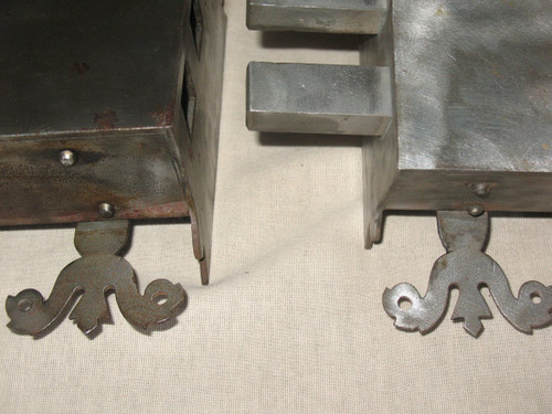 Large wrought iron castle lock