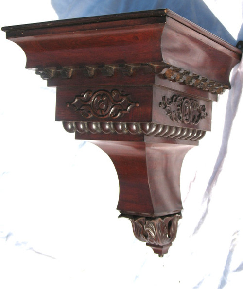 Console da parete in mogano d'epoca Napoleone III