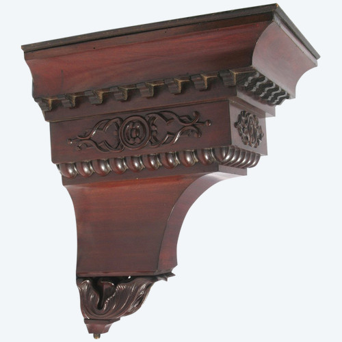 Console da parete in mogano d'epoca Napoleone III