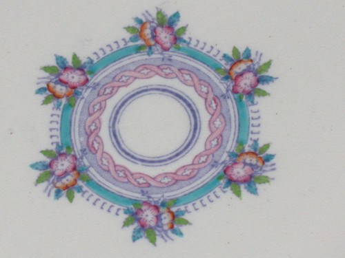 19th century English earthenware dessert service with Minton design