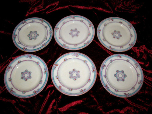 19th century English earthenware dessert service with Minton design