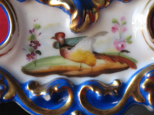 Paris porcelain clock Jacob Petit 19th century