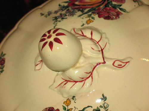 Sarreguemines earthenware dinner service with Lorraine decor