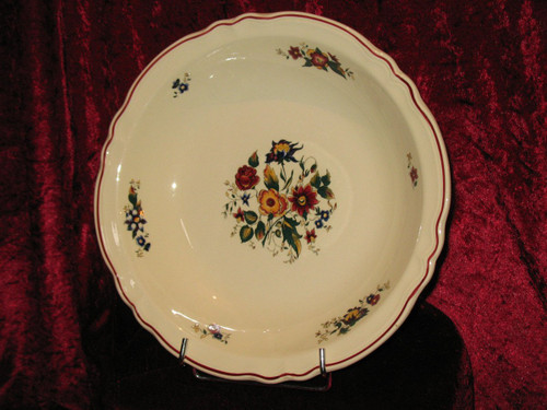 Sarreguemines earthenware dinner service with floral decoration from the 20th century