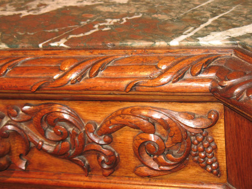 Carved glass dresser in Renaissance style from: Toulouse-Lautrec castle, 19th century