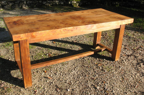 Table de ferme en orme massif très solide