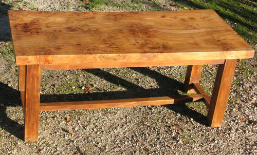 Table de ferme en orme massif très solide