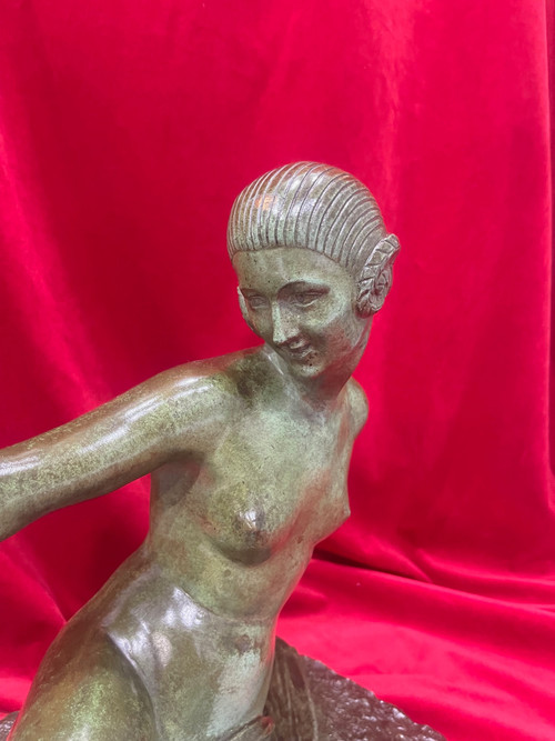 Sculpture Bronze Art déco 1930 Marcel BOURAINE 1886-1948