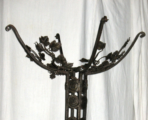 Art Deco period floor lamp in the taste of Edgar Brandt