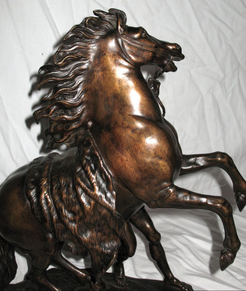 Cavallo di Marly in bronzo dopo G. Coustou XIX secolo