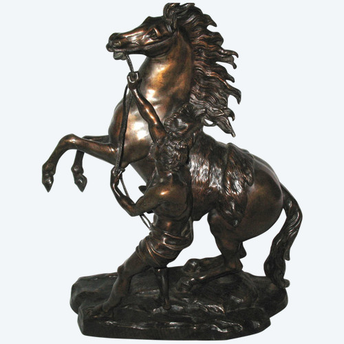 Cavallo di Marly in bronzo dopo G. Coustou XIX secolo