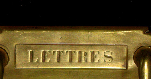 Poignée de porte d'entrée en bronze  époque 19ème