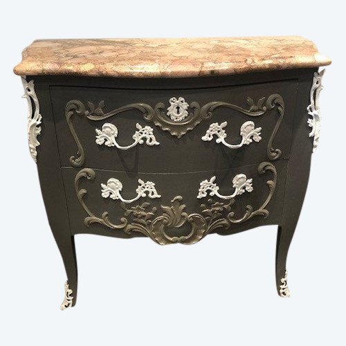 Petite Commode Patinee Style Louis XV