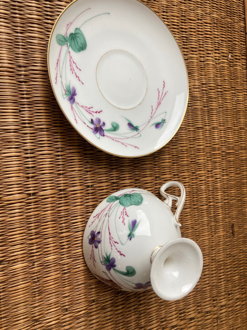 Fine porcelain cup and saucer