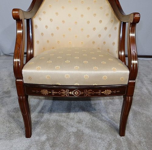 Paire de Bergères en Palissandre, époque Charles X – Début XIXe