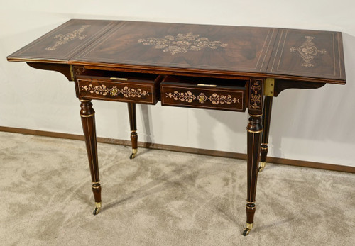 Table en Palissandre, style Louis XVI, époque Napoléon III – Milieu XIXe