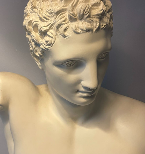 Hermes di Prassitele - Busto in gesso (Mercurio o Hermes) - H 54