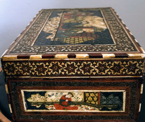 Coffret persan dynastie Qajar