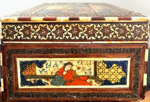 Coffret persan dynastie Qajar