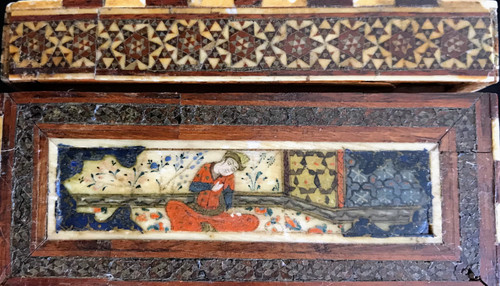 Coffret persan dynastie Qajar
