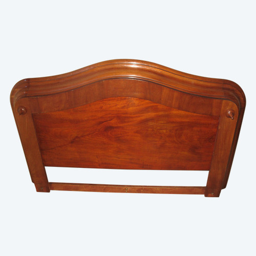 Large mahogany canopy bed canopy 19th century Restoration style